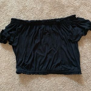 Emma and Sam off shoulder crop top